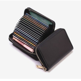 아코디언 여성 지갑 카드 &amp; 명함 케이스  11 * 8 * 2cm, 11포켓 카드지갑 명함지갑
