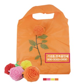[장미 장바구니] 인쇄 가능 / OPP포장 가능 / 색상 선택가능 37*50cm