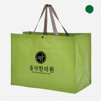 레트로 타포린 시장가방 대형 53x38x30cm, 특대형 그린
