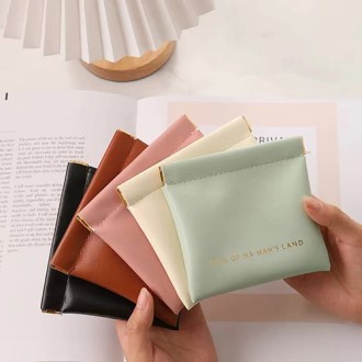 미니 가죽 수납 파우치
