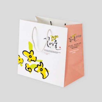 종이 쇼핑백- 종이 가방 특모조 2절