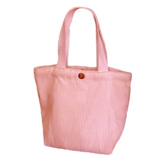 코듀로이 토드백 26x19x11cm