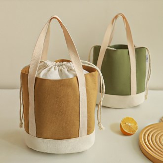 C093 원통형 버킷 보냉백 보온 보냉 도시락가방 피크닉가방 인쇄 답례품