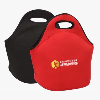 네오프렌 도시락 가방 컬러 런치백 H538