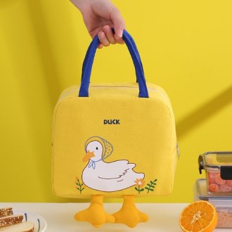 오리 인형 도시락 피크닉백