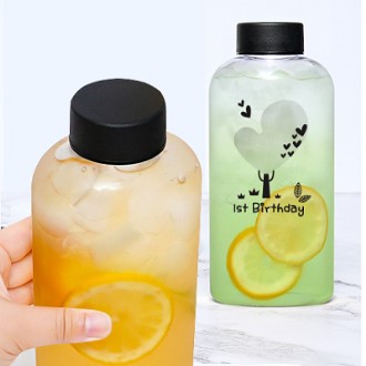 더치커피 보틀 블랙 700ml, 납작보틀 pp뚜껑 700ml sk 바이오 에코젠소재