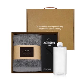레스쁘리 스페셜 보틀세트 L (뉴 워터북 페트 350ml + 타올150g)