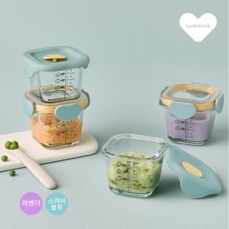 락앤락 디어 이유식 정사각260ML 4P합세트