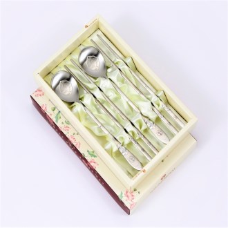 송학 레이저 수저 셋트