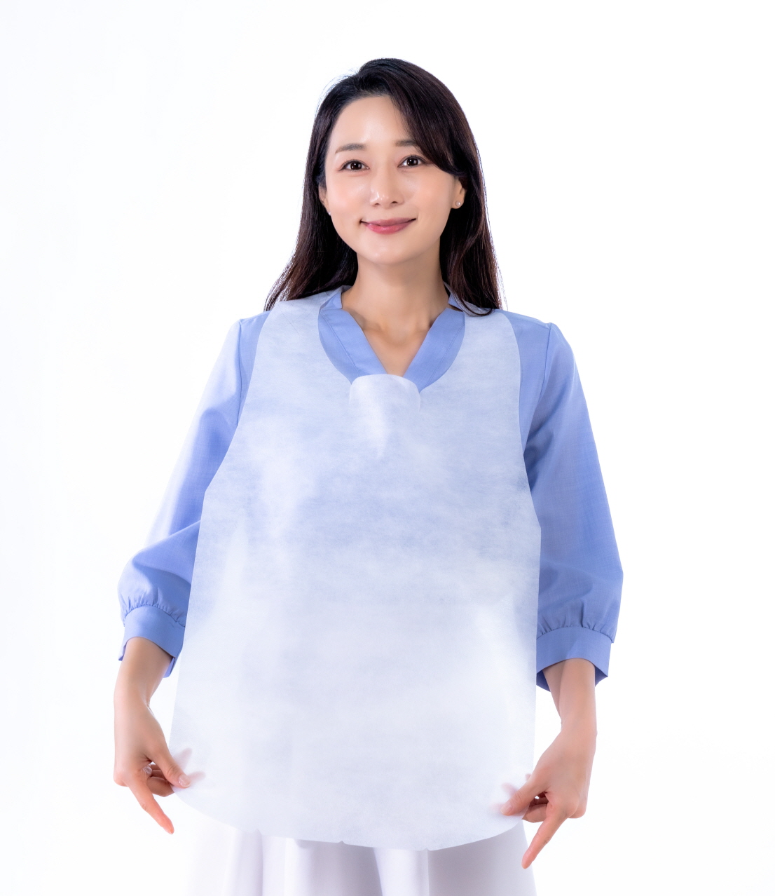 일회용 앞치마 기본화이트 무인쇄