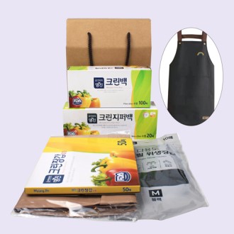 앞치마 위생장갑 주방5종세트