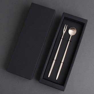 도담 방짜유기 롱스푼롱포크 2P 국내생산놋스푼포크
