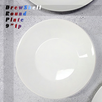 더류쉘 원형접시 9인치 1p