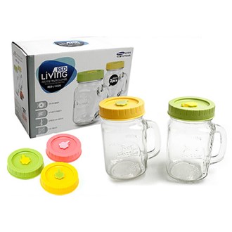 레드리빙 캐닝머그 450ml x 2p