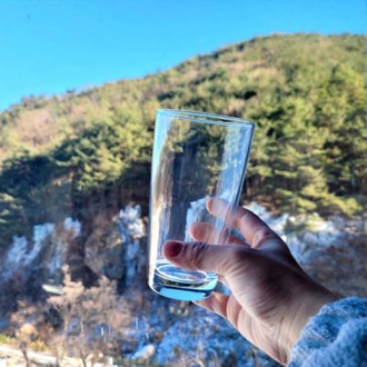 강화유리컵 녹스 420ml