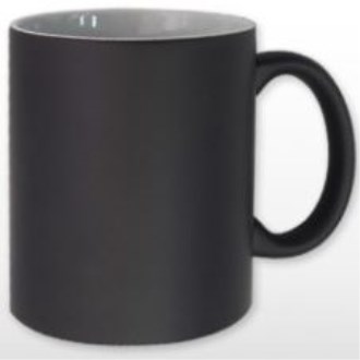 매직 변색 머그컵 검정 11온스