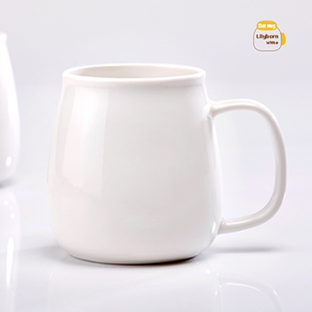 릴리본 화이트 머그 370ml / 13온스