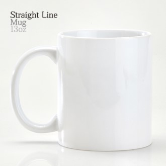 13oz 직선 도자기 머그 365ml, dr매직