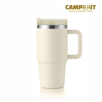 캠브리트 에이펙스씰 스트로 텀블러 대용량 660ml ApexSeal straw off-white cream