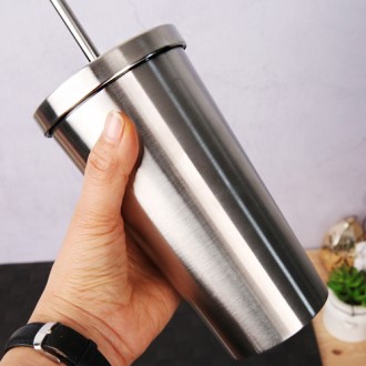 오름 앰버 이중스텐 빨대텀블러 550ml