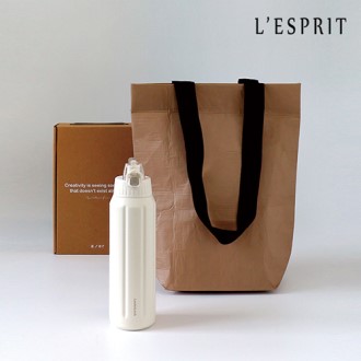 레스쁘리 고급 리유저블 세트 D(락앤락 슬로라이트 텀블러 600ml+리유저블페트쇼핑백)