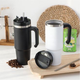 [위드텀블리언] 매직 크리스 텀블러 900ml (블랙/화이트)