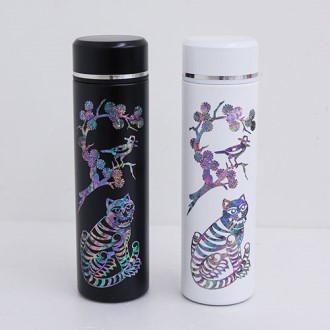 작호도 까치호랑이 자개텀블러 500ml