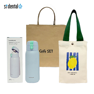락앤락 텀블러 코튼캔디370ml(파우치+쇼핑백포함)
