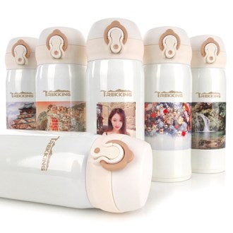 트레킹 초경량 보온 보냉 진공텀블러 포토330 ml (전사 텀블러)