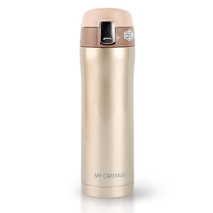마이 카페 머그 원터치 텀블러 450ml _Gold