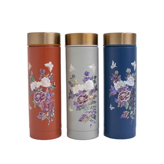 아름누리 목단 컬러자개텀블러 300ml 스테인리스 텀블러