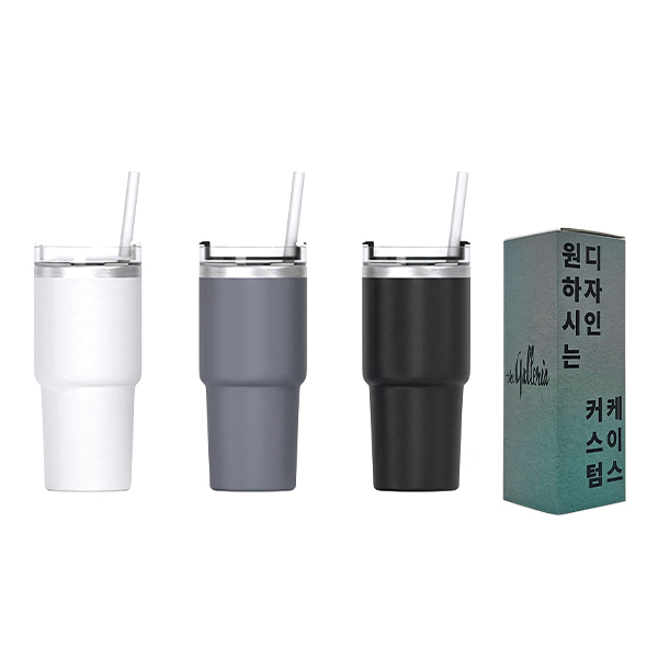 [굿즈 골드넬] 키스크 빨대 텀블러 600ml
