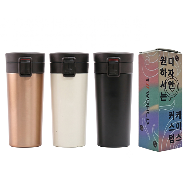 [굿즈 골드넬] 이중잠금 원터치 텀블러 350ml