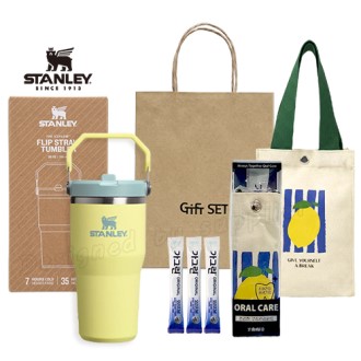 스탠리 플립스트로591ml 텀블러세트6호 오랄케어 파우치 가그린3p(쇼핑백포함)