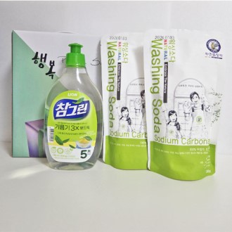 참그린녹차+워싱소다-3종세트