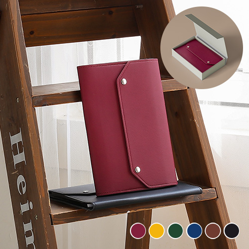 Classic Leather A5 메모패드 날개형 +볼펜세트