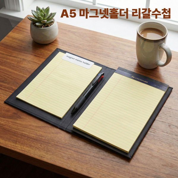 A5 리갈패드 마그넷홀더 수첩(독판가능)