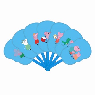 7칸 부채 7x10cm(x7쪽) PP 주문제작