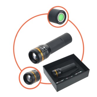 초강력 하이파워 자석 줌 랜턴 고급형 CREE 10W 고급파우치포함 KJ-TMC