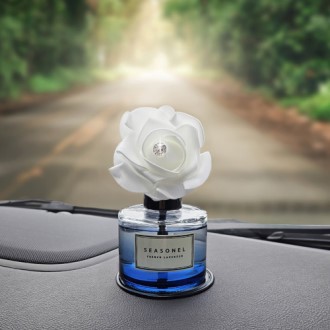 시즈넬 차량용  디퓨저 120ml 화이트로즈(블루)