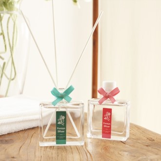 미네카 파스텔 사각 디퓨져 70ml 화이트스틱