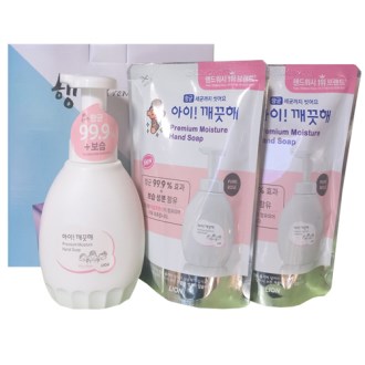 아이깨끗해 프리미엄 퓨어로즈 3종