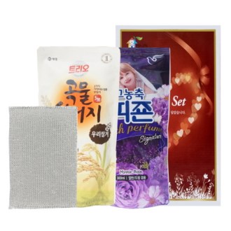인센스 (2- 49호) 트 빨래세제리오 곡물 설거지 주방세제 (리필) 300ml, 피죤 섬유유연제 (리필) 300ml, 은사 수세미