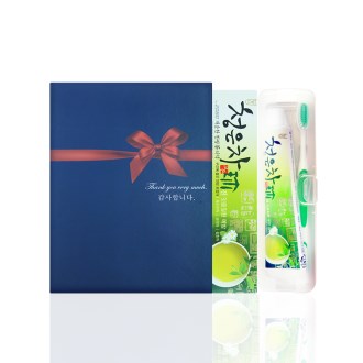 알뜰하게담은세트 8호 (청은차 치약 120g + 휴대용 칫솔 치약세트 + 선물케이스)