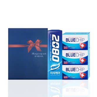 알뜰하게담은세트 12호 (2080 치약 1개 + 비누 3개 + 선물케이스)