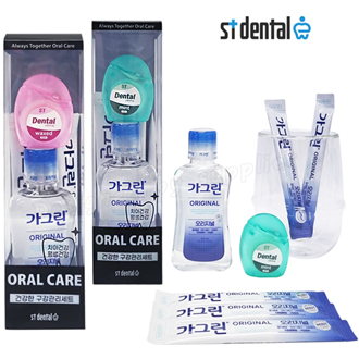 오랄케어 치과용 스펀지 치실50 가그린 100ml 9호 구강용품 선물세트