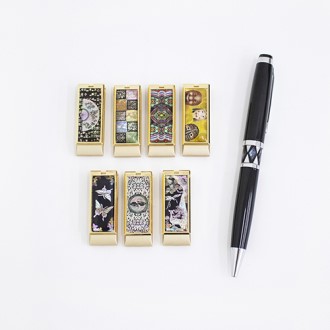 아름누리 자개 띠볼펜 USB 2종세트