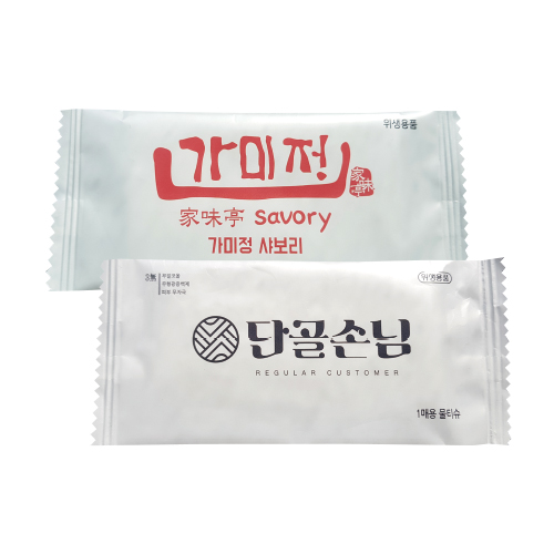 안심 물티슈 (1매 / 1, 2도 / 대)