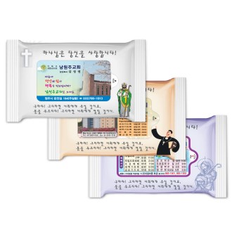 물티슈 사도 3종 랜덤유광 15매 전도용 HO