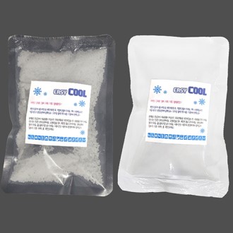 펀치 쿨팩 일회용 아이스팩 얼음 순간 냉찜질 이지쿨 C1116 투명